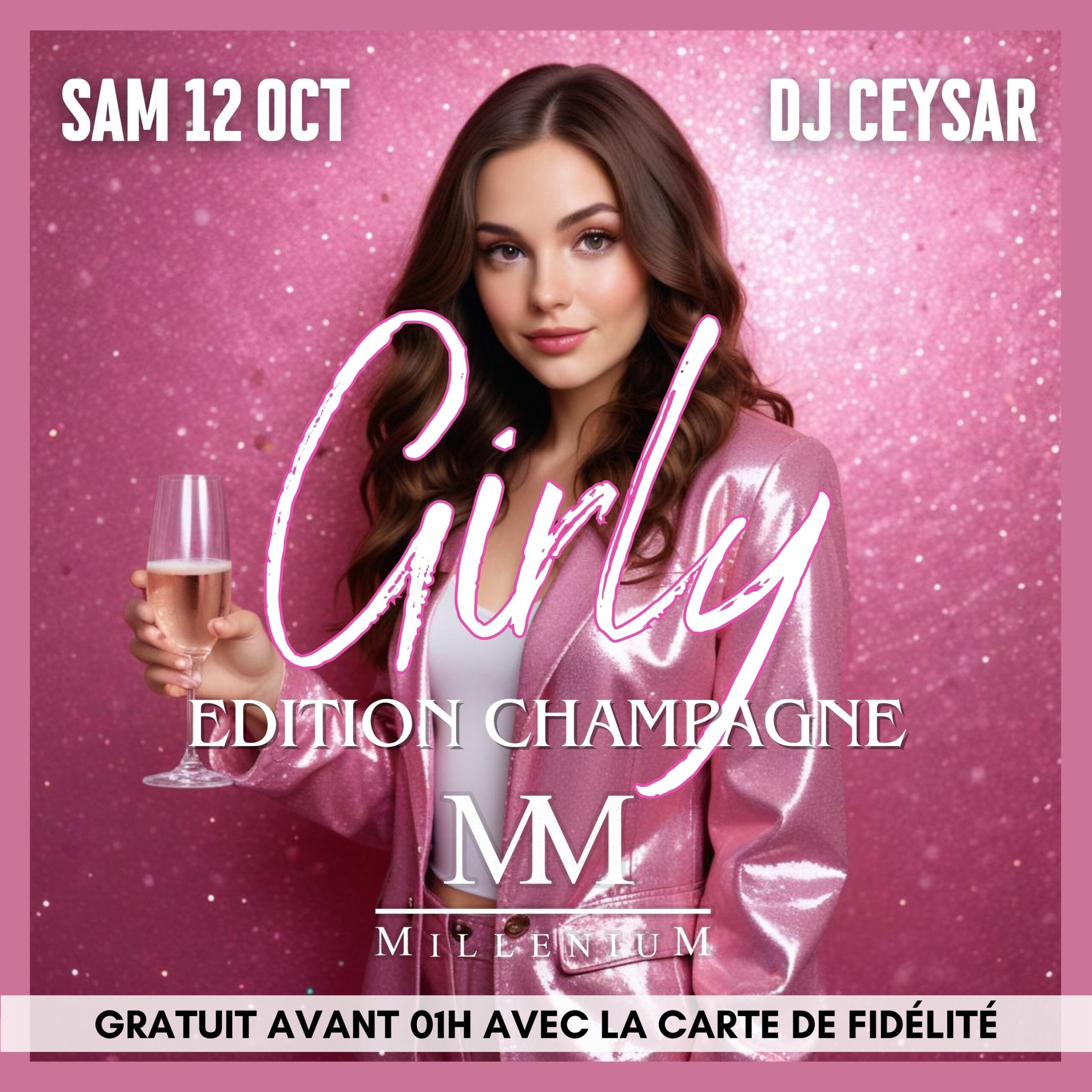 Soirée champagne boite de nuit lisieux Millenium