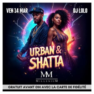 Urban et shata vendredi 14 mars Millenium Lisieux
