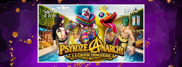 Samedi 4 Avril Soirée Psykoze Anarchy Millenium Lisieux meilleure boite de nuit de normandie