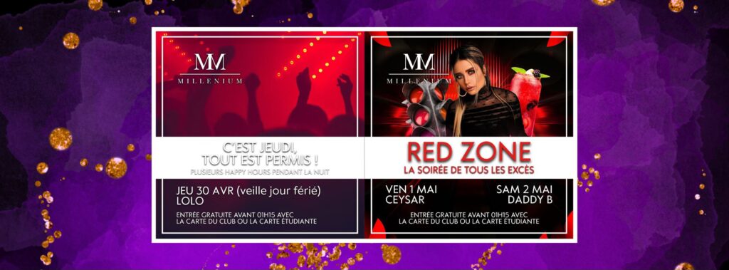 Millenium Lisieux meilleure boite de nuit Normandie Soirées 30 avril 1er Mai