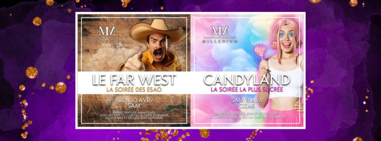 Week-end 10 Avril Millenium Lisieux Meilleure boite de nuit de Normandie