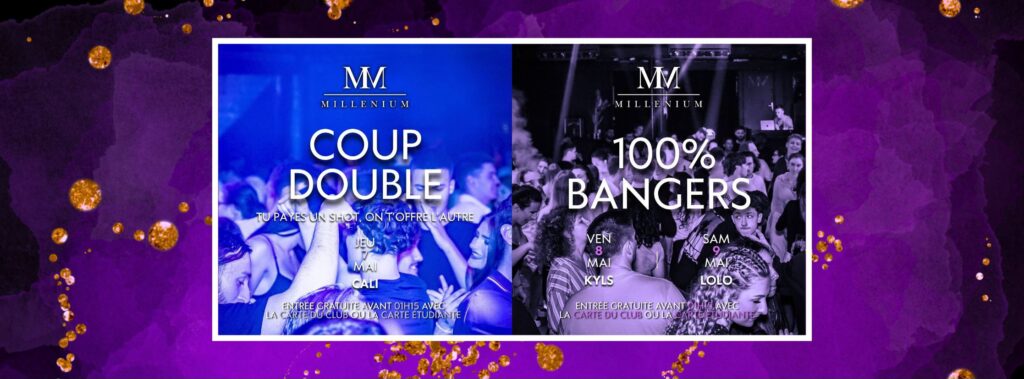 Soirée Millenium Lisieux meilleure boite de nuit normandie We 8 et 9 Mai 2026