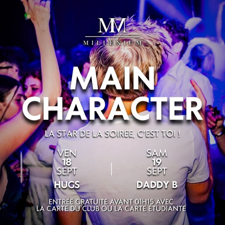 Main Character MilléniuM Lisieux - soirée concours photo discothèque Calvados