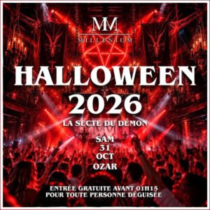 Halloween 2026 MilléniuM Lisieux - soirée déguisée La Secte du Démon discothèque Calvados